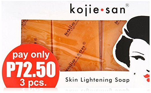 Kojie San Orange Whitening Soap, 3 x 65 g